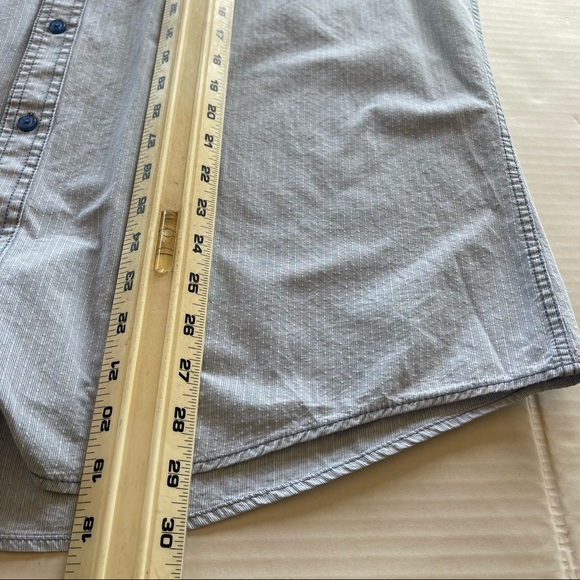 American Rag Slim Fit Bottom Down Light Blue Shirt Men Size XXL - Picture 16 of 16